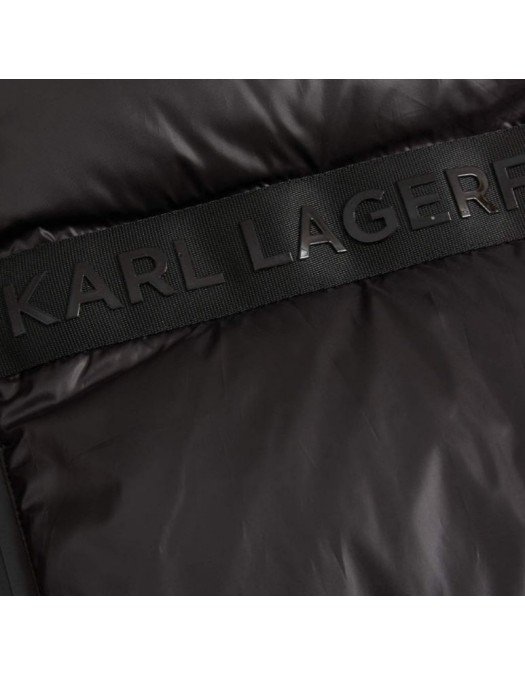 Vesta KARL LAGERFELD, Logo Tape, Negru - 505010512503990