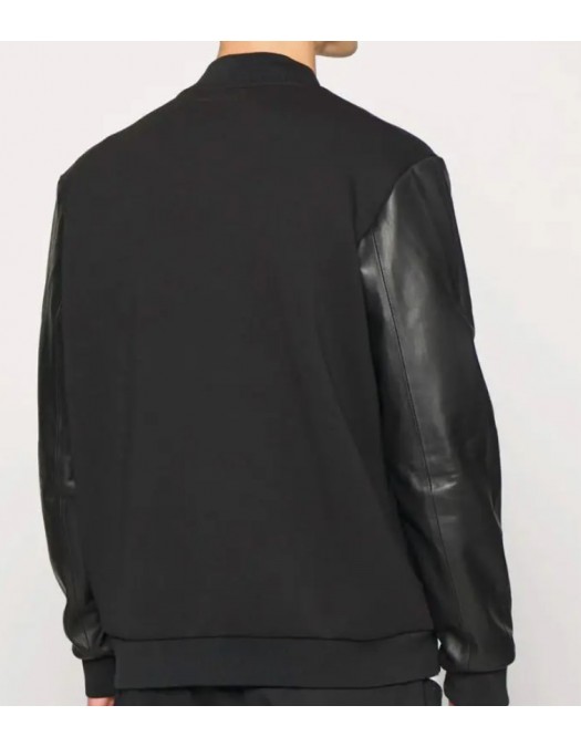 Geaca Karl Lagerfeld, Bomber Black - 505061524562990