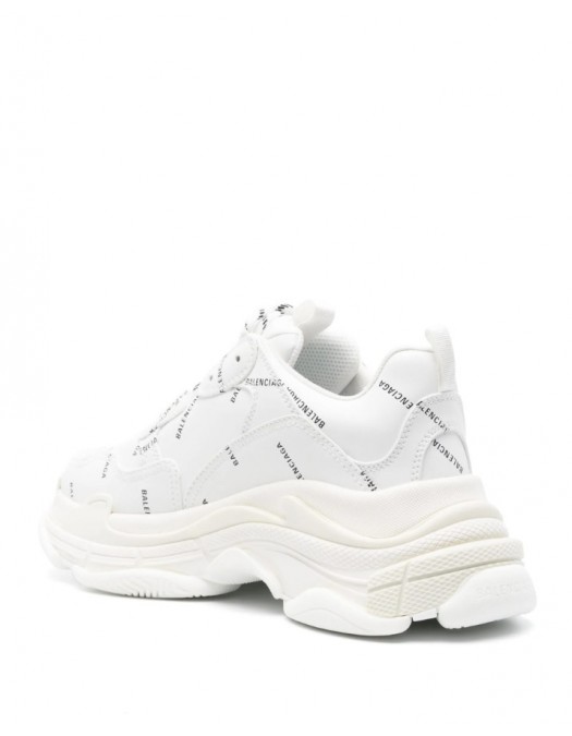 Sneakers BALENCIAGA, Logo Negru, Alb - 524039W2FA19010 Sneakers BALENCIAGA, Logo Negru, Alb - 524039W2FA19010
