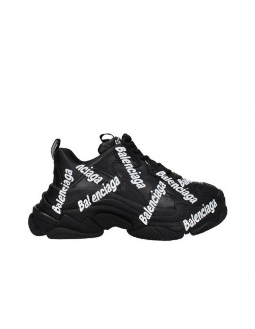 Sneakers BALENCIAGA, Print All Over, Black - 524039W2FAB1090 Sneakers BALENCIAGA, Print All Over, Black - 524039W2FAB1090