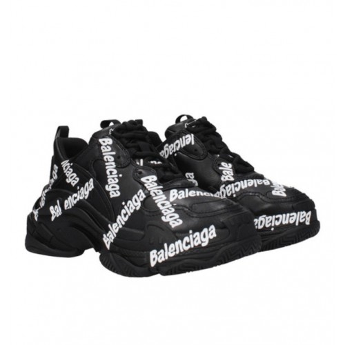Sneakers BALENCIAGA, Print All Over, Black Sneakers BALENCIAGA, Print All Over, Black