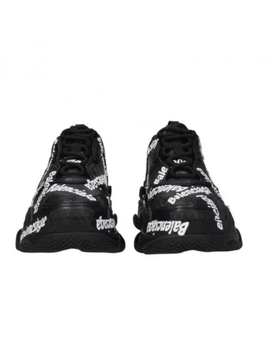 Sneakers BALENCIAGA, Print All Over, Black - 524039W2FAB1090