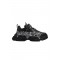 SNEAKERS BALENCIAGA, Triple S, Logo Print, Black
