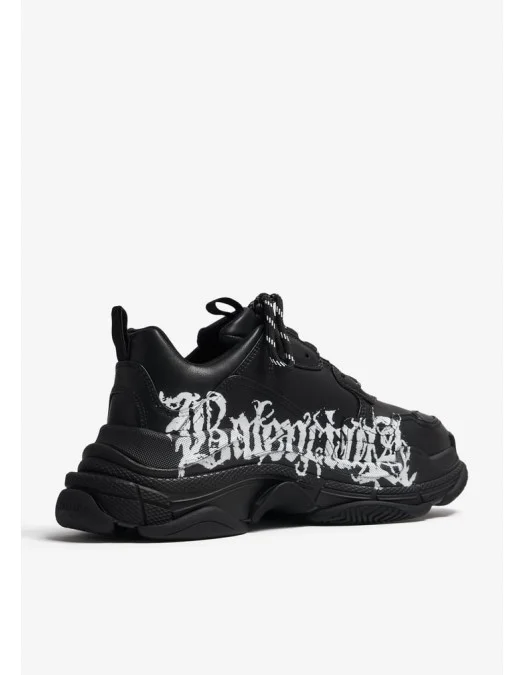 SNEAKERS BALENCIAGA, Triple S, Logo Print, Black - 524039W2FAY1090 SNEAKERS BALENCIAGA, Triple S, Logo Print, Black - 524039W2FAY1090