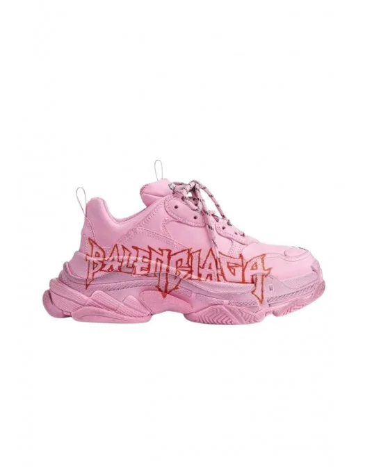 SNEAKERS BALENCIAGA, Triple S, Logo Print, Pink - 524039W2FAY5016 SNEAKERS BALENCIAGA, Triple S, Logo Print, Pink - 524039W2FAY5016