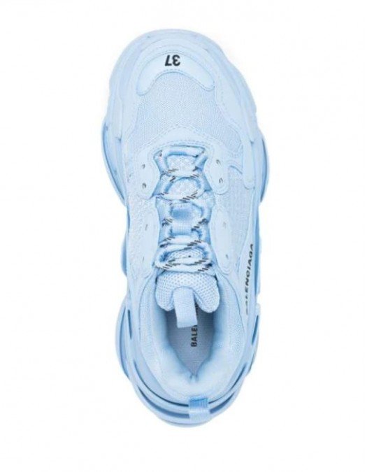 Sneakers BALENCIAGA, Triple S, Light Blue - 524039W2FW14800