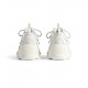 Sneakers BALENCIAGA, Women's Triple S Glitter Spray Sneaker in White/silver - 524039WTSGS9018