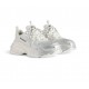 Sneakers BALENCIAGA, Women's Triple S Glitter Spray Sneaker in White/silver - 524039WTSGS9018