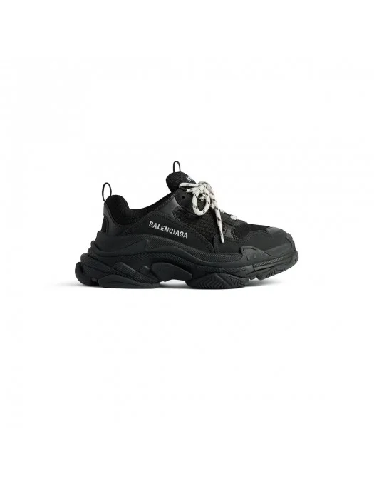 Sneakers BALENCIAGA Triple S, White Details, Black - 534217W2CA11000