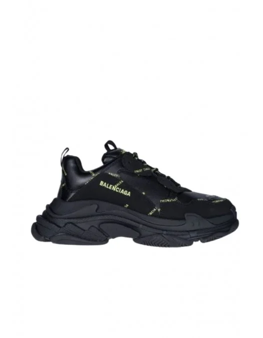 Sneakers BALENCIAGA, Print Logo all over, Black Sneakers BALENCIAGA, Print Logo all over, Black