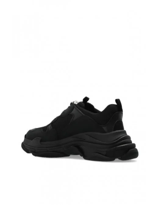 SNEAKERS BALENCIAGA, Triple S Design, Yellow Logo, Black - 536737WTRST1070 SNEAKERS BALENCIAGA, Triple S Design, Yellow Logo, Black - 536737WTRST1070