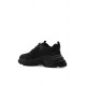 SNEAKERS BALENCIAGA, Triple S Design, Yellow Logo, Black - 536737WTRST1070