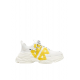 SNEAKERS BALENCIAGA, Triple S Tape, Yellow Detail, White Woman - 524039WTRST9070