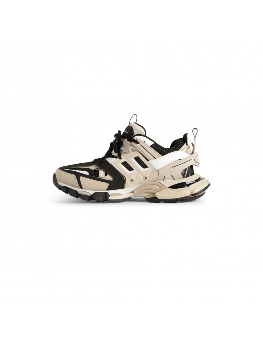 SNEAKERS BALENCIAGA, Track, Black Details, Dark Beige - 542023W3AC48071