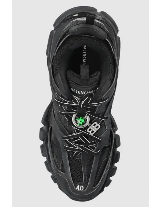 SNEAKERS BALENCIAGA, Track, Charms colorate, Negru