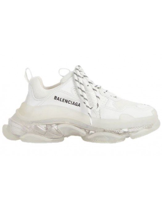 Sneakers BALENCIAGA, Clear Sole, Full White - 544351W2FB19000