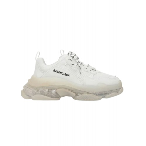 Sneakers BALENCIAGA, Clear Sole, Full White, EFECT USED Sneakers BALENCIAGA, Clear Sole, Full White, EFECT USED