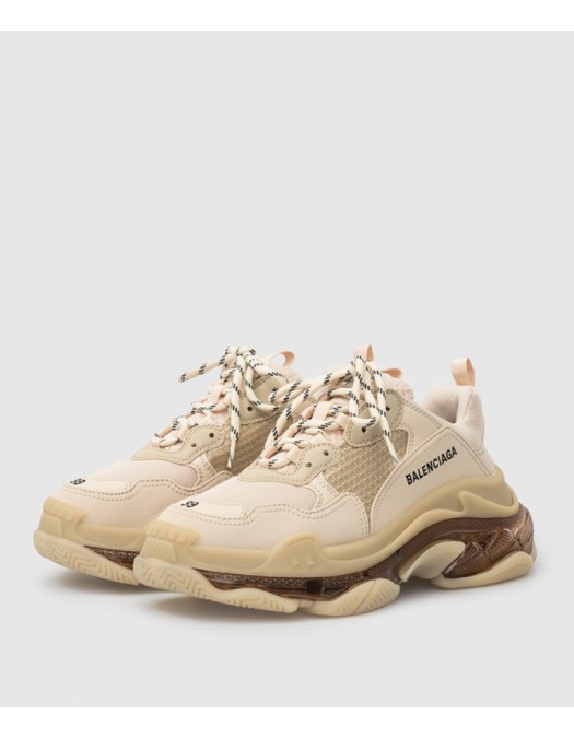 Sneakers BALENCIAGA Triple S, Clear Sole, Women, Beige - 544351W2GA19710 Sneakers BALENCIAGA Triple S, Clear Sole, Women, Beige - 544351W2GA19710