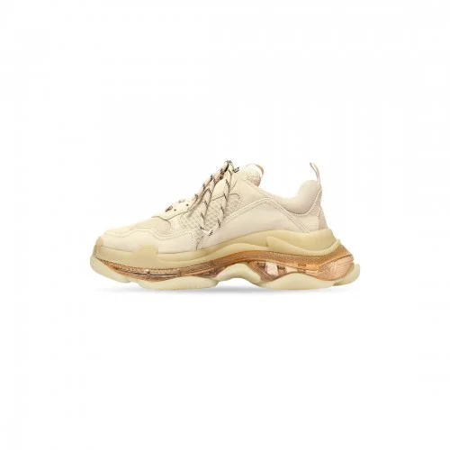 Sneakers BALENCIAGA Triple S, Clear Sole, Women, Beige