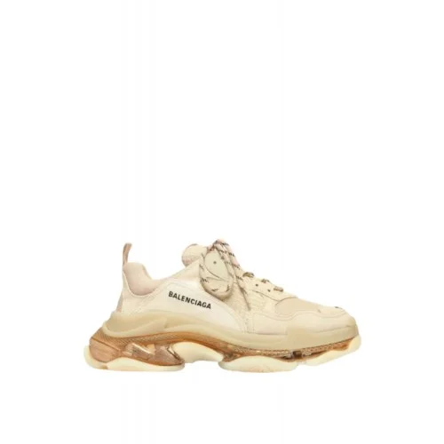 Sneakers BALENCIAGA Triple S, Clear Sole, Women, Beige