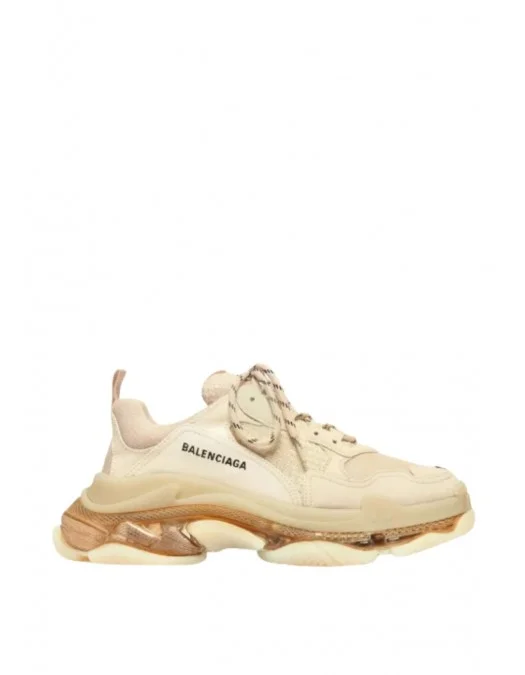 Sneakers BALENCIAGA Triple S, Clear Sole, Women, Beige