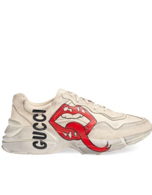 Sneakers GUCCI, Rhyton Sneaker With Mouth Print - 552089A9L009522