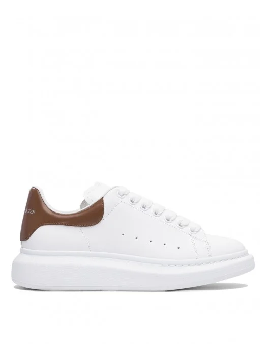 Sneakers ALEXANDER MCQUEEN, Oversize, Brown Details, Men, White