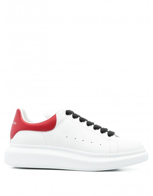 Sneakers ALEXANDER MCQUEEN, Oversize, Red Details, Men, White - 553680WIAEO9094 Sneakers ALEXANDER MCQUEEN, Oversize, Red Details, Men, White - 553680WIAEO9094