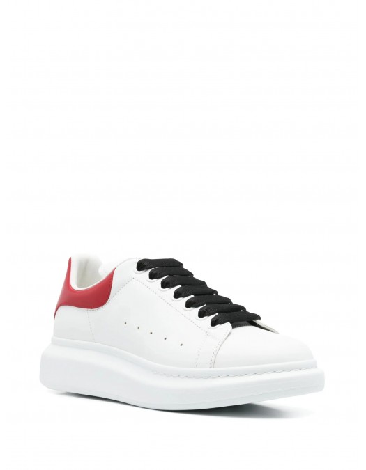 Sneakers ALEXANDER MCQUEEN, Oversize, Red Details, Men, White - 553680WIAEO9094 Sneakers ALEXANDER MCQUEEN, Oversize, Red Details, Men, White - 553680WIAEO9094
