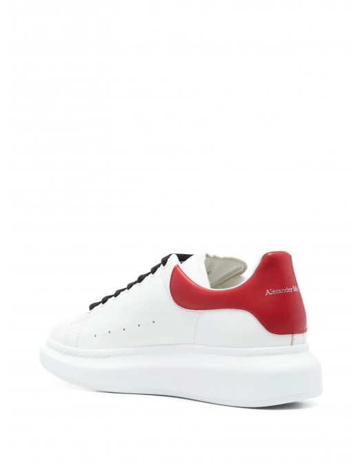 Sneakers ALEXANDER MCQUEEN, Oversize, Red Details, Men, White - 553680WIAEO9094 Sneakers ALEXANDER MCQUEEN, Oversize, Red Details, Men, White - 553680WIAEO9094