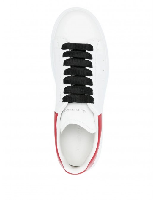 Sneakers ALEXANDER MCQUEEN, Oversize, Red Details, Men, White - 553680WIAEO9094 Sneakers ALEXANDER MCQUEEN, Oversize, Red Details, Men, White - 553680WIAEO9094