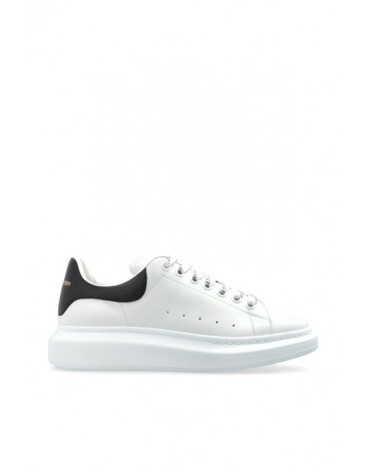 Sneakers ALEXANDER MCQUEEN, Oversize, New Tech Leather, Black Details, White - 553680WIEEN9061