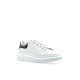 Sneakers ALEXANDER MCQUEEN, Oversize, New Tech Leather, Black Details, White - 553680WIEEN9061