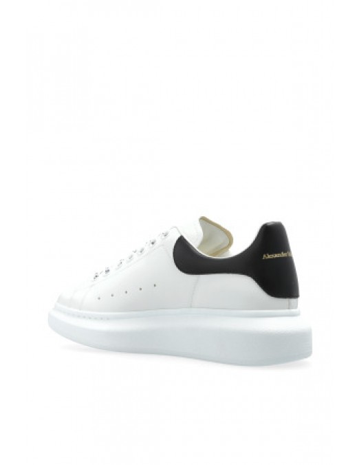 Sneakers ALEXANDER MCQUEEN, Oversize, New Tech Leather, Black Details, White - 553680WIEEN9061