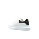 Sneakers ALEXANDER MCQUEEN, Oversize, New Tech Leather, Black Details, White - 553680WIEEN9061