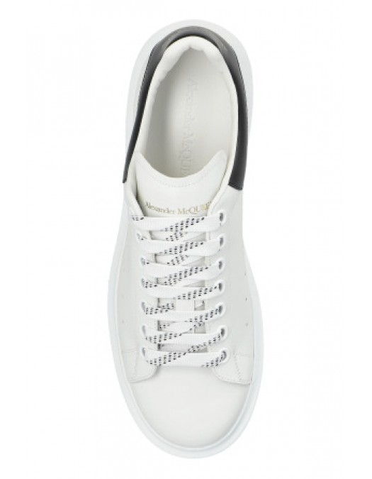 Sneakers ALEXANDER MCQUEEN, Oversize, New Tech Leather, Black Details, White - 553680WIEEN9061