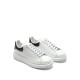 Sneakers ALEXANDER MCQUEEN, Oversize, New Tech Leather, Black Details, White - 553680WIEEN9061