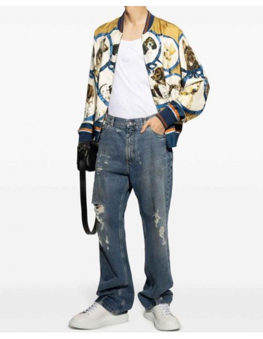 Sneakers ALEXANDER MCQUEEN, Oversize, Blue Details, Men, White - 553680WIEF19086