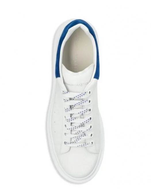 Sneakers ALEXANDER MCQUEEN, Oversize, Blue Details, Men, White - 553680WIEF19086 Sneakers ALEXANDER MCQUEEN, Oversize, Blue Details, Men, White - 553680WIEF19086