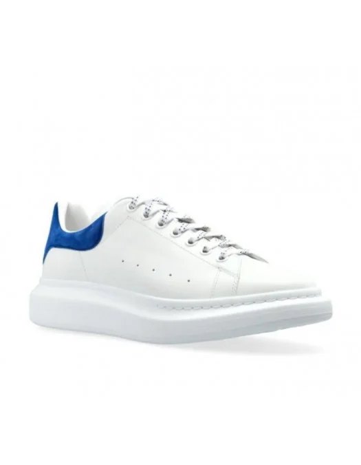 Sneakers ALEXANDER MCQUEEN, Oversize, Blue Details, Men, White - 553680WIEF19086 Sneakers ALEXANDER MCQUEEN, Oversize, Blue Details, Men, White - 553680WIEF19086