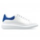 Sneakers ALEXANDER MCQUEEN, Oversize, Blue Details, Men, White - 553680WIEF19086