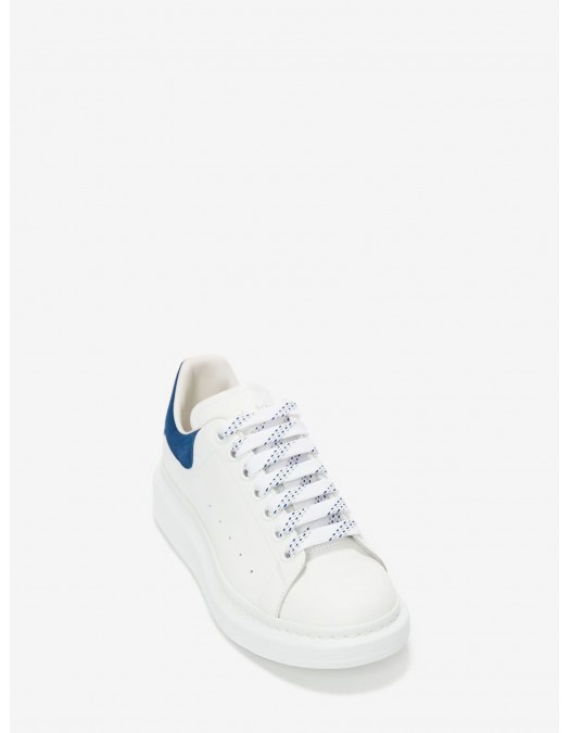 Sneakers ALEXANDER MCQUEEN, Oversize, Blue Details, Men, White - 553680WIEF19086