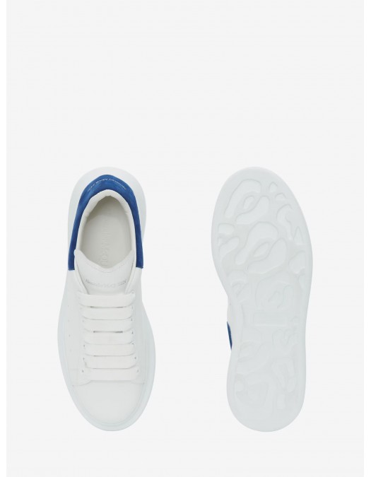 Sneakers ALEXANDER MCQUEEN, Oversize, Blue Details, Men, White - 553680WIEF19086