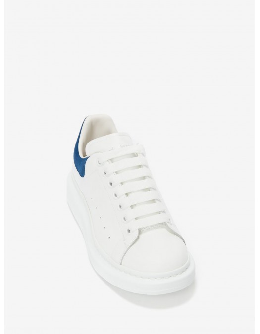 Sneakers ALEXANDER MCQUEEN, Oversize, Blue Details, Men, White - 553680WIEF19086