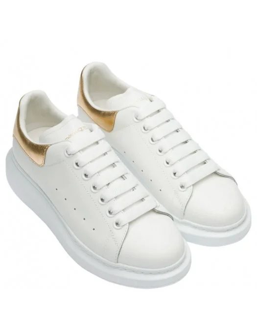 Sneakers ALEXANDER MCQUEEN, Insertie Light Gold - 553770WHFBU9075 Sneakers ALEXANDER MCQUEEN, Insertie Light Gold - 553770WHFBU9075