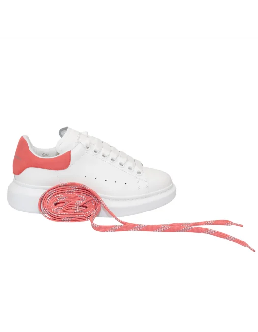 Sneakers ALEXANDER MCQUEEN, Oversize, Pink Touch, Women, White - 553770WHGP79663