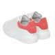 Sneakers ALEXANDER MCQUEEN, Oversize, Pink Touch, Women, White - 553770WHGP79663