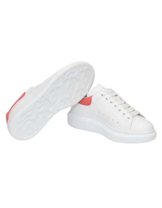 Sneakers ALEXANDER MCQUEEN, Oversize, Pink Touch, Women, White - 553770WHGP79663
