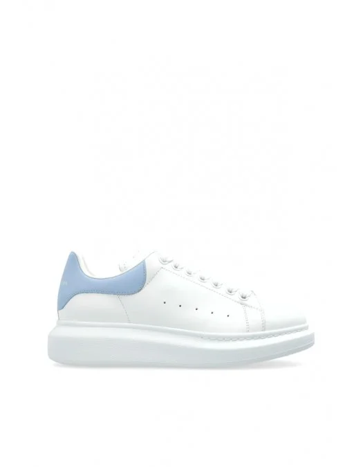 Sneakers ALEXANDER MCQUEEN, Oversize, Baby Blue Details, Women, White - 553770WIAEE9041