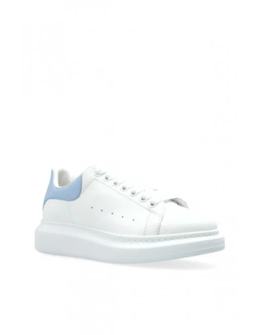 Sneakers ALEXANDER MCQUEEN, Oversize, Baby Blue Details, Women, White - 553770WIAEE9041